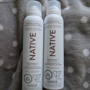 Native Coconut&Vanilla Spray (lot of 2)